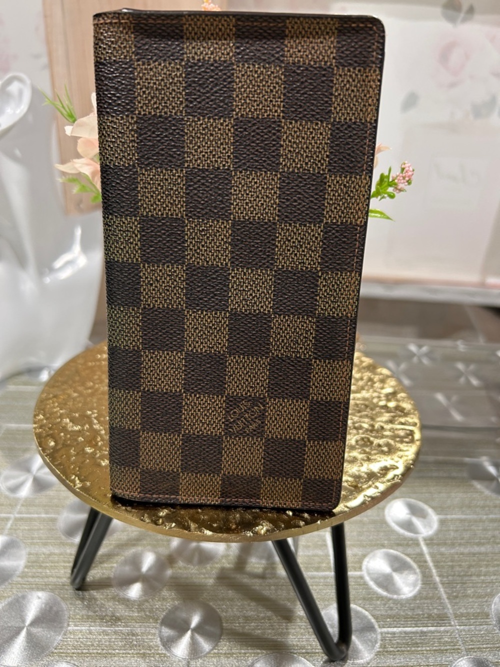 Louis Vuitton Brown Damier Canvas Long Wallet